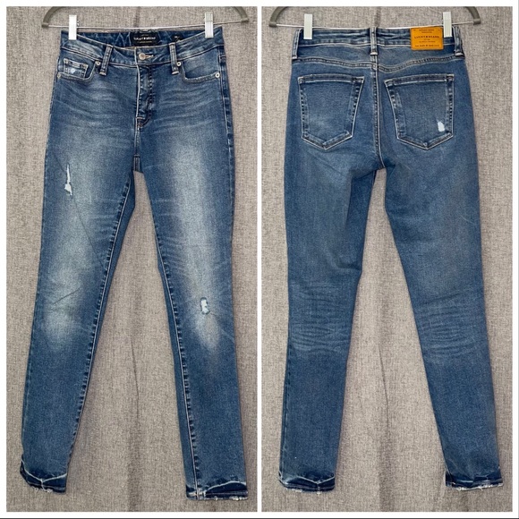 Lucky Brand Jeans Bundle of three 00/24 tapered/skinny Jeans - Picture 6 of 10